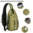 thumbnail image 2 of Crossbody Sling Backpack for Women Men Avogadros Fruit Shoulder Sling Crossbody Casual Chest Bag for Travel Sports Running Hiking, 2 of 5