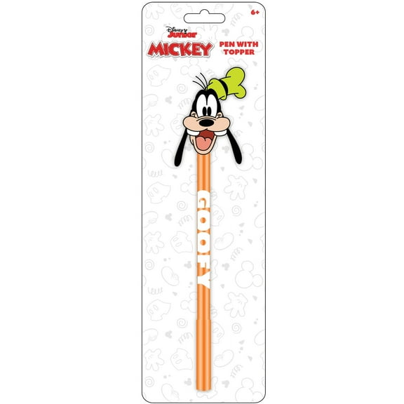 Die-Cut Rubber Molded Topper Pen - Goofy