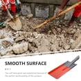 thumbnail image 4 of Milisten 1Pc Farm Iron Shovel with Orange Handle Practical Garden Spade for Home Use, 4 of 7