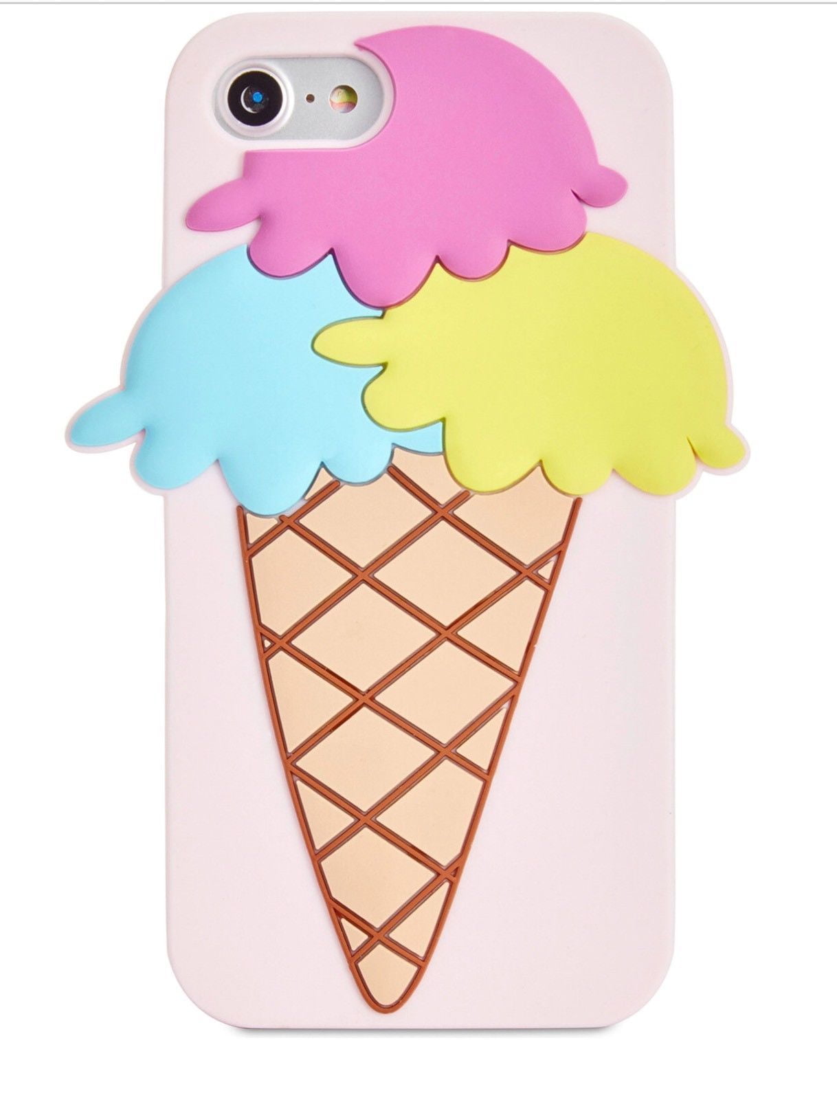  iPhone 7 Plus/8 Plus Ice Scream - Refreshing Sweet Ice Cream  Scoop Gelato Gift Case : טלפונים סלולריים ואביזרים