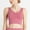 Pink, variant on Womens Sport Bra Plus Size Women's Sports Bra Fall/Winter New Shock-proof Gathering Running Mesh Breathable Yoga Fitness Sports Underwear