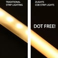 thumbnail image 4 of Dotless Linear LED Strip Lights Low Voltage FCOB DC12V Tape Light, 4 of 10