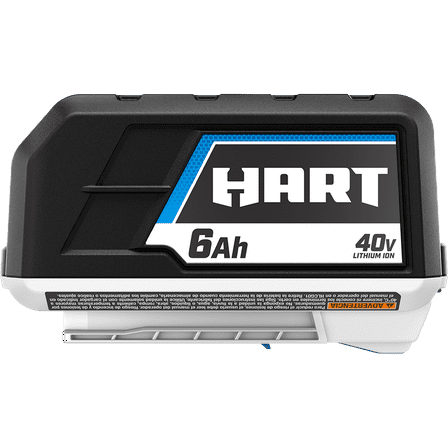 HART 40-Volt 6.0Ah Lithium-Ion Battery (Charger Not Included)