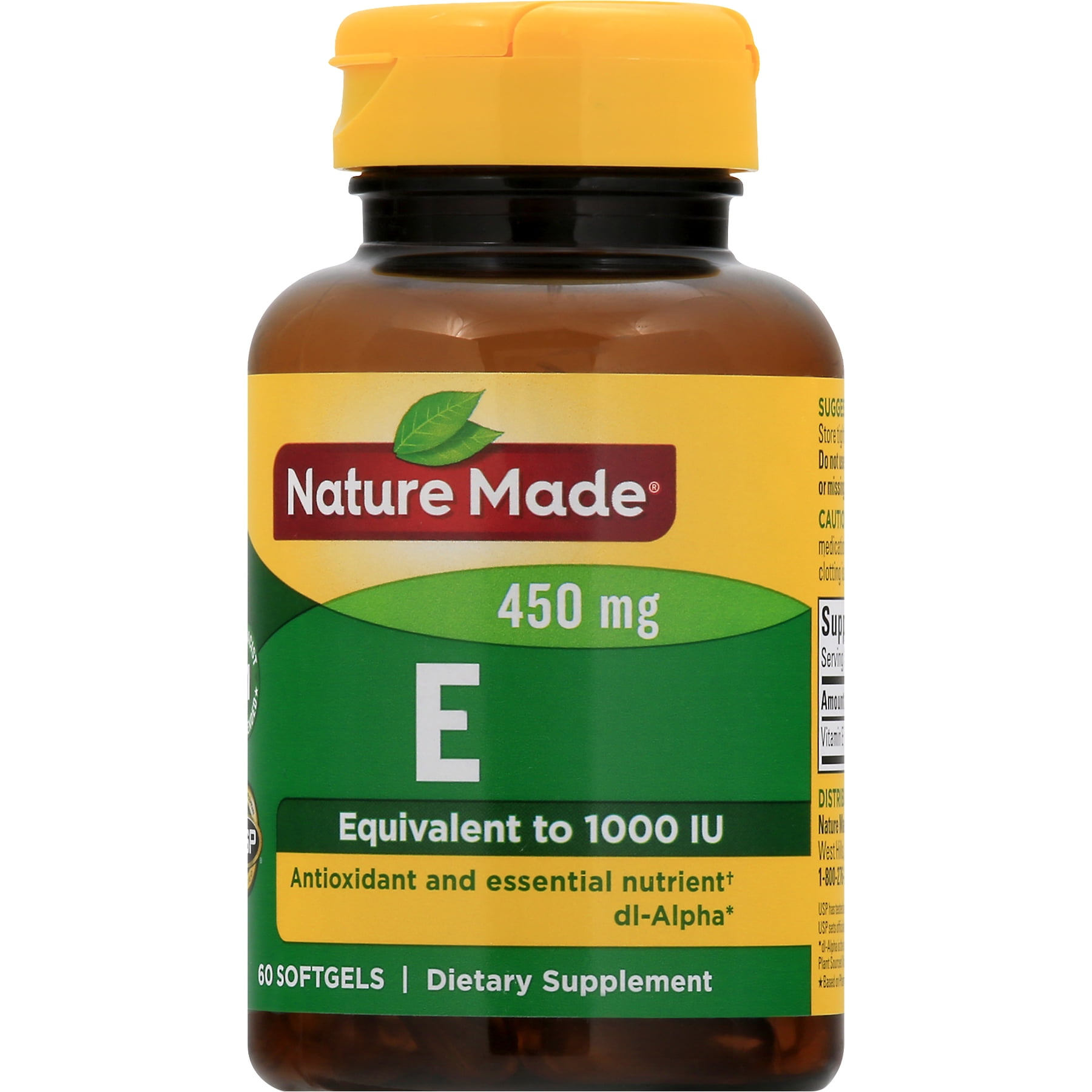Vitamin E 1000 I U 60 Softgels