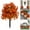 B, variant on 20" Artificial Boxwood Topiary Ball Trees with Ground Spike, UV Resistant Fake Bushes Plants with Fall Camellia Flowers,Faux Outdoor Shrubs & Bushes for Front Yard Decor
