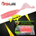 thumbnail image 3 of Toystoory 12 unids/set señuelo de pesca 45mm 1,2g larva Artificial Panfish larva Artificial Crappie trucha Crankbait cebo suave pesca señuelo Pescar Rosado, 3 of 3