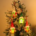 thumbnail image 2 of Decoración navideña Gnomo navideño Elfos navideños Colgantes de luz LED sin rostro, B, 2 of 4
