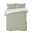 thumbnail image 2 of Sage Green Boho Geometric Twin XL Size Down Alternative Comforter, Lightweight Comforter Quilt Bedding Set with Pillow Shams Country Abstract Pattern All Seasons Bed Comforter Duvet Insert 68"x98", 2 of 7