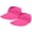 Pink, variant on 2 Pack Adjustable UPF Sunscreen Baseball Hat VLOOCKLW Wide Brim UV Protection Sun Visor Hats, UPF50 Lightweight Foldable Ponytail Sports Cap Blue