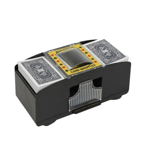 Barajador de póquer eléctrico Baraja de cartas profesional con pilas para juegos de mesa Hugtrwg Para estrenar