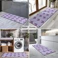 thumbnail image 2 of Purple Boston Terrier Puppy Kitchen Rug Mat,Kitchen Runner Rugs Non Skid Washable,Decorative Kitchen Floor Mats for Kitchen,Sink,Laundry,17"X47", 2 of 5