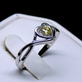thumbnail image 4 of Christine Engagement Ring for Women Promise Heart Birthstone Cz Sterling Silver by Ginger Lyne, 4 of 6