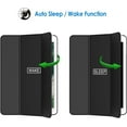thumbnail image 4 of Case for iPad Pro 10.5 A1701 A1709/iPad Air 3rd Generation A2152 A2123 A2153 10.5 Inch Case Stand Case Translucent Frosted Back Smart Cover Auto Sleep/Wake with Pencil Holder (Black), 4 of 6
