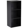 thumbnail image 3 of Hodedah HID23 BLACK Bibliothèque à 3 Tablettes - Noir, 3 of 3