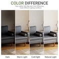thumbnail image 6 of Koby Home 70" Loveseat Sofa with Wood Frame, Mid Century Modern Couch 2 Seater, Faux Leather Love Seat for Small Spaces Charcoal Black, 6 of 8