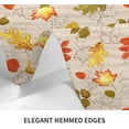 thumbnail image 4 of 60x120 Inch Orange Green Yellow Leaves Tablecloth Rectangle/Oblong - Waterproof & Washable Table Cover for Fall/Winter Thanksgiving Your Home Dining and Kitchen Decoration, 4 of 5