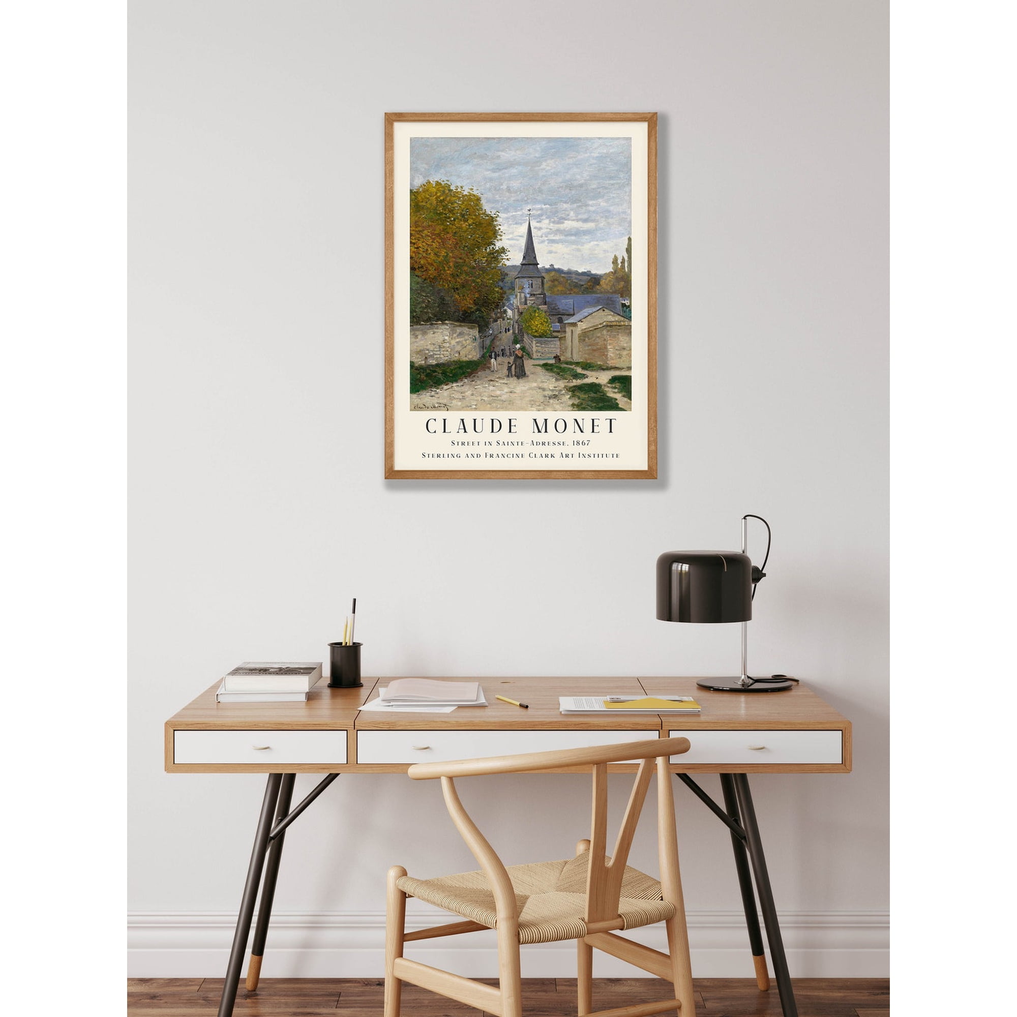 Claude Monet Sainte Adresse Street Scene Wall Art Print Impressionist Decor Unframed Paper Print