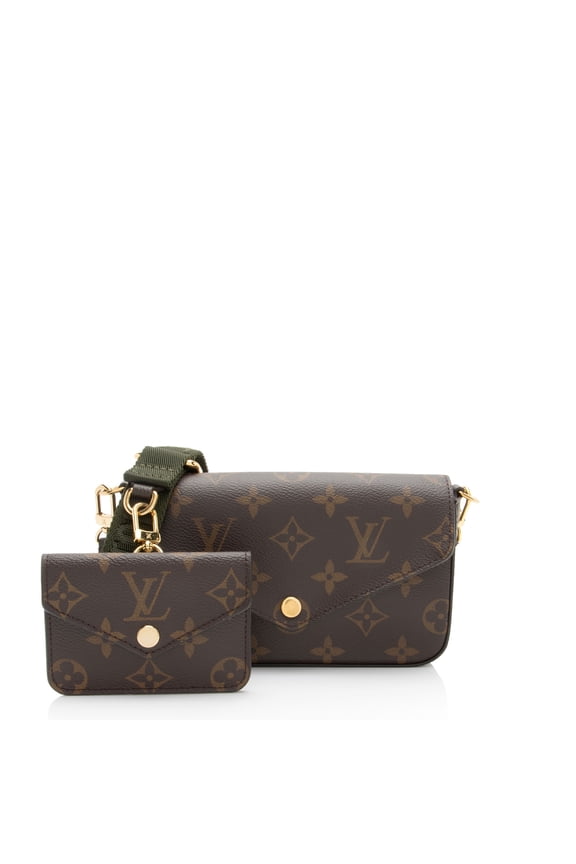 Pre-Owned Louis Vuitton Monogram Canvas Felicie Strap & Go Crossbody