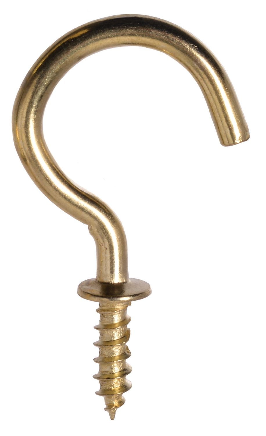 Hardware Essentials 7/8" Brass Cup Hook, 30 pieces