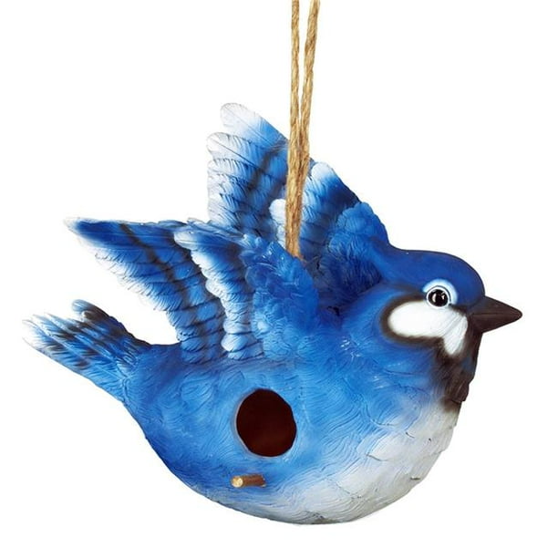 Spoontiques 10298S Blue Jay Birdhouse - Walmart.com - Walmart.com
