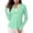 Green, variant on ZUKMRJPC Women's Workout Tops Long Sleeve Quick Dry Sun Protection Athletic Shirts Slim Fitted Lightweight Breathable Half Zipper Sun Shirts