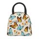 thumbnail image 1 of Fotbe Butterflies Bolsa de Almuerzo con Estampado, Lonchera Aislada, Contenedor de Comida Reutilizable Tipo Cooler a Prueba de Fugas, 1 of 6