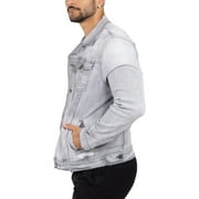 X RAY Jeans Mens Denim Jacket, Grey, S
