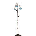 thumbnail image 6 of 58" High Pink/Blue Tiffany Pond Lily 3 Light Floor Lamp, 6 of 7