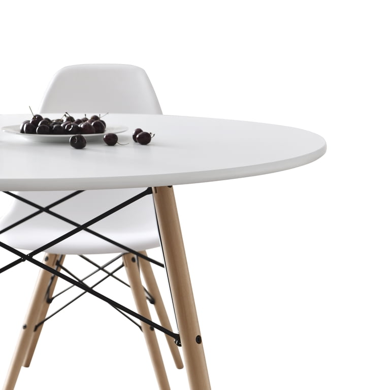 Free Shipping! Mainstays 42-inch Round Modern Wood Dining Table