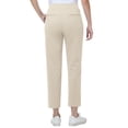 thumbnail image 5 of Pdbokew Womens Golf Pants Lightweight with Zipper Pockets Petite Ankle Dressy Golf Work Business Casual Slacks Beige L, 5 of 8