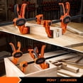 thumbnail image 7 of Jorgensen 12" 2-Pack One-Handed Bar Clamp/Spreader with Load Limit Indicator, Quick Grip E-Z Hold F Clamp Set, 300 lbs Medium Duty, 7 of 7