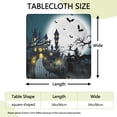 thumbnail image 2 of Halloween Decor Elastic Edge Tablecloth 34x34 Inch Square - Features Spooky Motifs Perfect for Coffee Table Protection, 2 of 6
