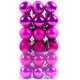 thumbnail image 1 of Paquete de 36 bolas de Navidad, decoraciones navideñas, bolas colgantes para árboles de Navidad, decoraciones para fiestas de Halloween, bolas decorativas para celebraciones navideñas de cumpleaños (rojo rosa, 4 cm / 1,5 pulgadas) Rojo Verde, 1 of 4
