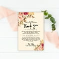 thumbnail image 3 of Koyal Wholesale Vintage Floral Wedding Thank You Place Setting Cards for Table Reception, Dinner Plates, Family, 56-Pack, 3 of 5