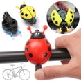 thumbnail image 5 of Kids Boys Girls Safety Warning Horn Kid Beetle Bicycle Bell Handlebar Lovely Ladybug Bike Alarm Ring BLUE, 5 of 8