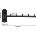 thumbnail image 3 of Woeilo UrbanMingle Clothes Rack,2Pcs Stainless Steel Clothes Hanger,Wall Mounted Clothes Rack,Wall Mounted Drying Rack with Swing Arm,Wall Clothes Hanger for Bathroom Laundry Room Closet,Black Bla, 3 of 5