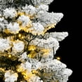thumbnail image 3 of vidaXL Artificial Hinged Christmas Tree 300 LEDs & Flocked Snow 82.7", 3 of 9