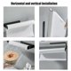 thumbnail image 4 of Minimal Punching Free Bathroom Tissue Rack Acrylic Roll Paper Hanging Rack Portable Roll Paper Creative Tissue Rack, 4 of 5