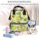 thumbnail image 5 of Disketp Cartoon Dinosaurs Mochila de Pañales de Gran Capacidad con Múltiples Bolsillos, Mochila de Viaje Multifuncional para Bebé, Unisex, Moderna y Resistente, 5 of 6