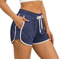 thumbnail image 2 of Athletic Running Shorts for Women Lightweight Breathable Elastic High Waist Workout Yoga Gym Shorts with Pockets, 2 of 6