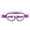 Purple, variant on Children's swimming goggles for boys and girls 3-8 - Lightweight Silicone, Anti-Fog Wide Lens, Retro Design Child Swim Goggles, Adjustable Straps, Hair-Safe Buckle, Cotton Pouch Included, Bubblegum