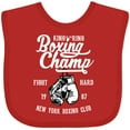 thumbnail image 3 of Inktastic Boxing Champ King of The Ring Boys or Girls Baby Bib, 3 of 4