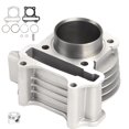 thumbnail image 1 of Cylinder Kit Engine Cylinder Rebuild Cylinder Replacement Cylinder Kit For Gy6 80cc Scooter Accessory Engine Cylinder Rebuild Kit W/Piston Ring Pin Gasket Moped Scooter Fit For GY6, 1 of 8
