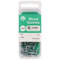 Hillman #8 x 3/4 In. Phillips Flat Head Zinc Chromate Wood Screw (20 Ct.) 5781