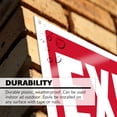 thumbnail image 4 of BAZIC Exit Sign 9"X12", Plastic Signs, Waterproof Indoor Signage, 24-Pack, 4 of 7