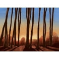 thumbnail image 2 of Prime, Marcus 14x12 White Modern Wood Framed Museum Art Print Titled - Creeping Shadows 1, 2 of 4