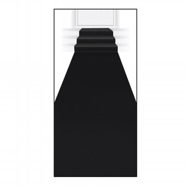 Black 24 x 15 Beistle 50087-BK Carpet Runner