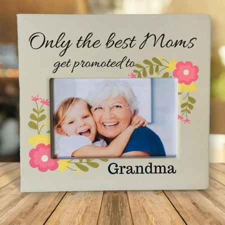 Only the Best Moms - Banberry Designs Picture Frame for Grandma - Mother's Day Gift For