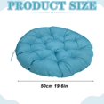 thumbnail image 3 of 1 Pc Water Resistant Papasan Cushion, Rocker Chair Pads, Hammock Seating Cushion for Hanging Egg Chair Folding Garden Sofa Patio Garden Swing Chair, 19.6 Inch, Navy, 3 of 7