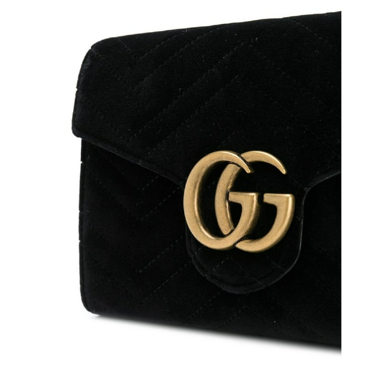 Shop GUCCI GG Marmont GG Marmont matelassé mini bag (474575 ) by Eretico